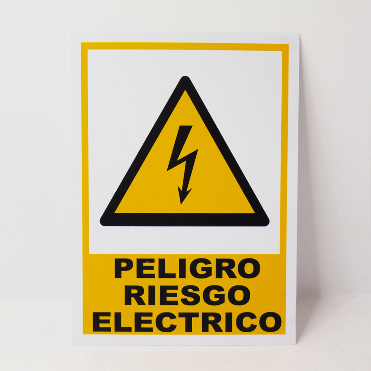 señal peligro riesgo electrico Señal Riesgo Eléctrico Clase B de 0,7mm